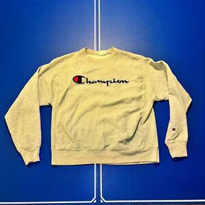 Gray Champion Reverse Weave Men's Sweatshirt Size M